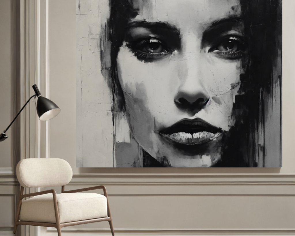 art wallprint in woning